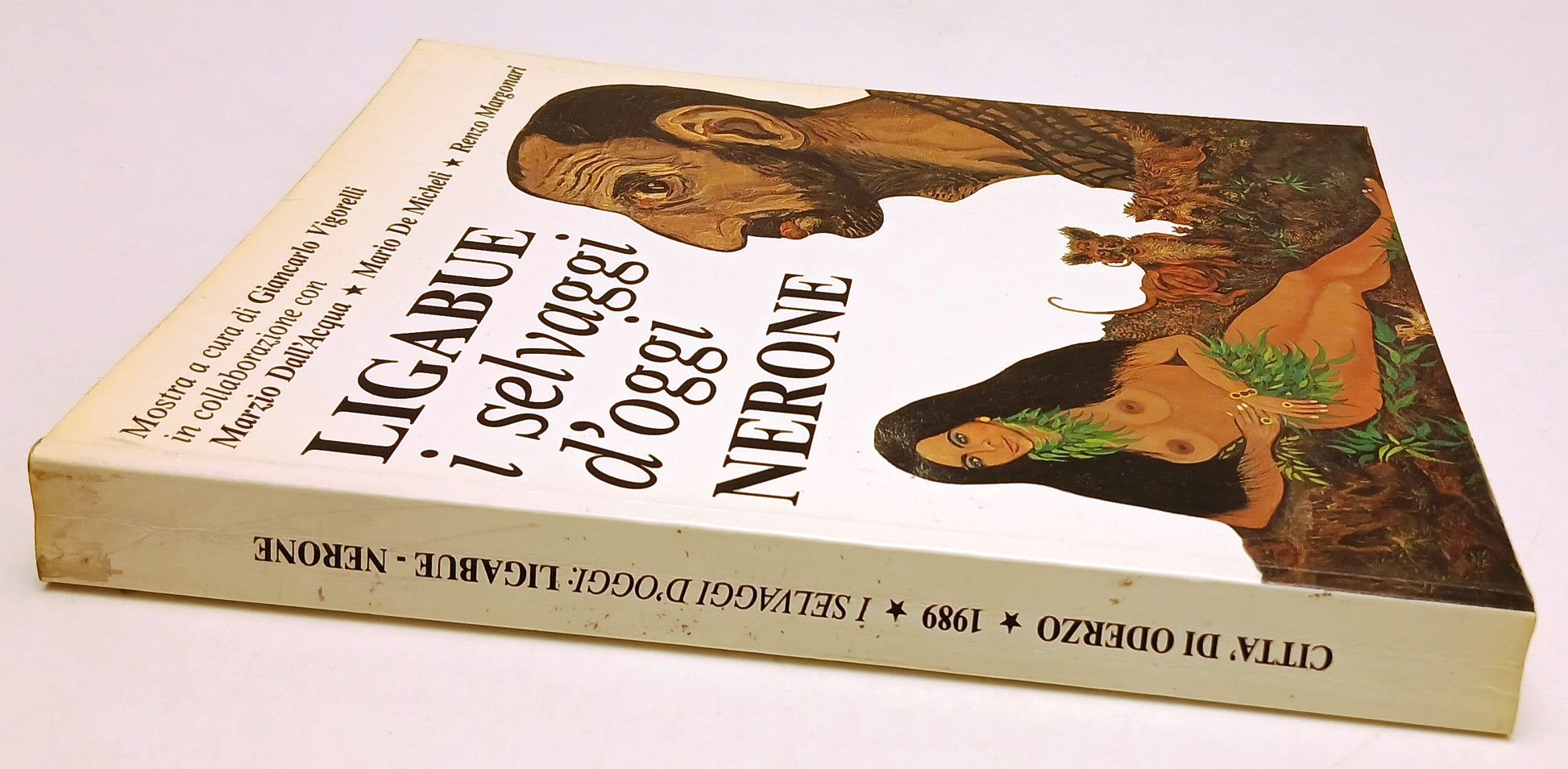 LT- LIGABUE I SELVAGGI D'OGGI NERONE CATALOGO MOSTRA - DALL'ACQUA - 1989- YFS139