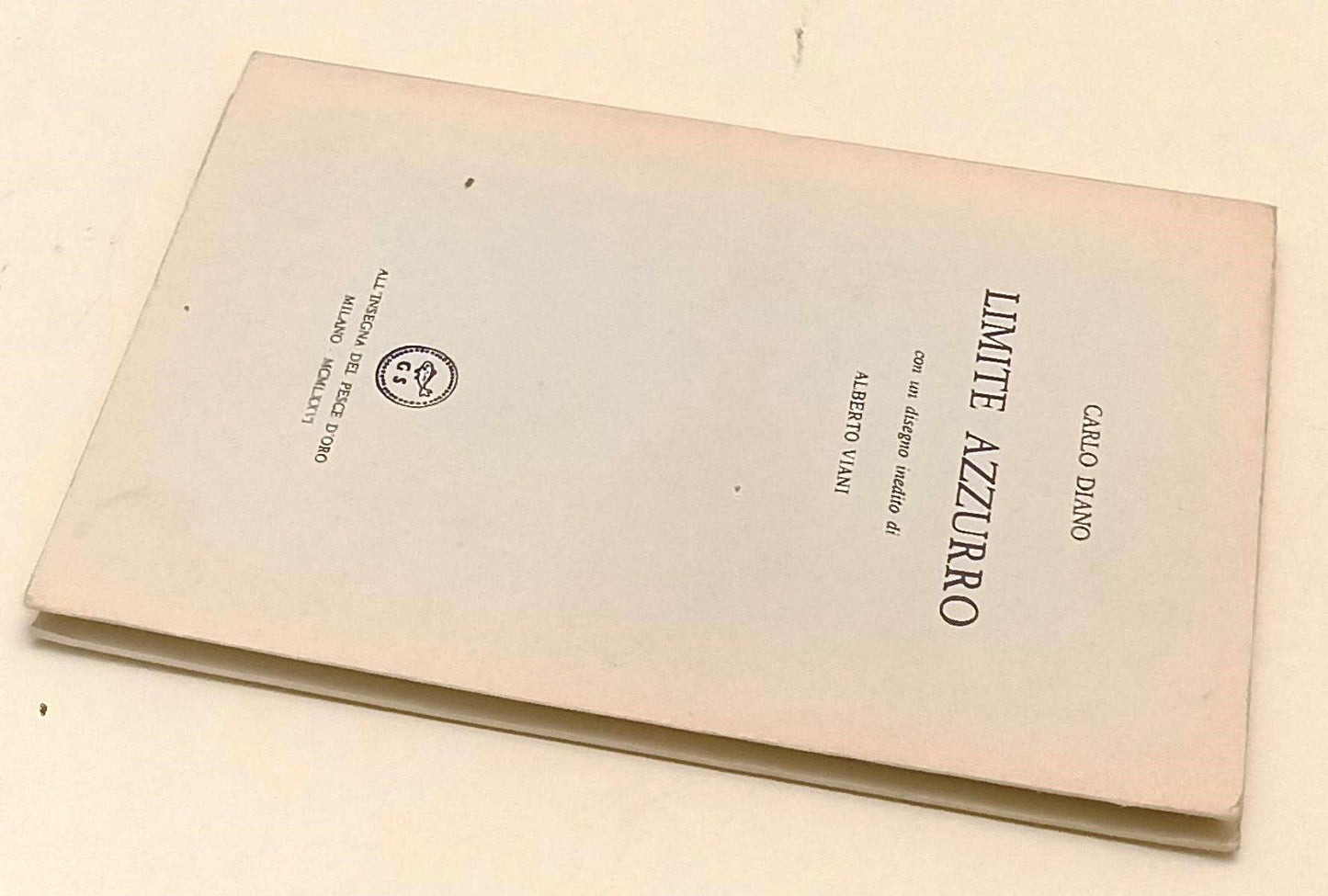LT- LIMITE AZZURRO disegno ALBERTO VIANI- CARLO DIANO- PESCE D'ORO- 1976- B- XFS