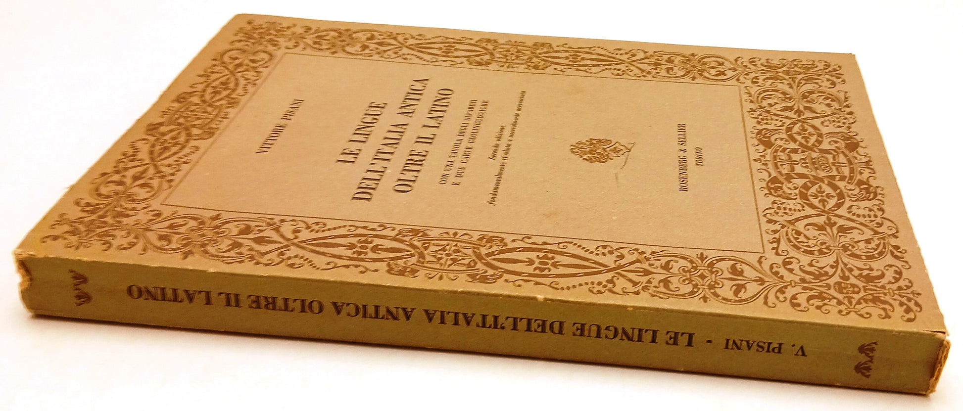 LZ- LE LINGUE DELL'ITALIA ANTICA OLTRE LATINO - VITTORE PISANI- ROSENBERG- ZFS65