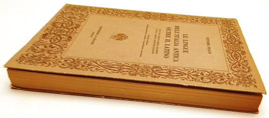 LZ- LE LINGUE DELL'ITALIA ANTICA OLTRE LATINO - VITTORE PISANI- ROSENBERG- ZFS65