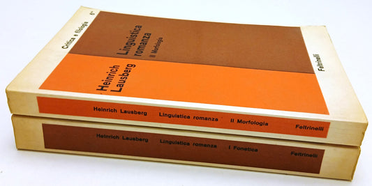 LZ- LINGUISTICA ROMANZA 2 VOLUMI- HEINRICH LAUSBERG- FELTRINELLI- 1971- B- ZFS63