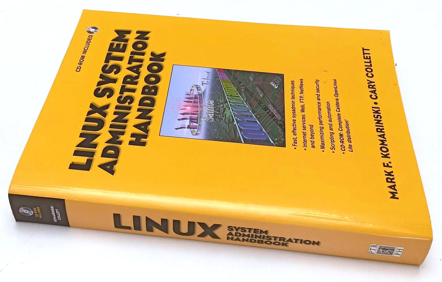 LZ- LINUX SYSTEM ADMINISTRATION HANDBOOK + CD-ROM- KOMARINSKI COLLETT- B- YFS633