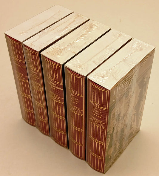 LN- STORIA DI ROMA 5 VOLUMI- LIVIO- MONDADORI TV SEC- CLASSICI GRECI LATINI- XFS