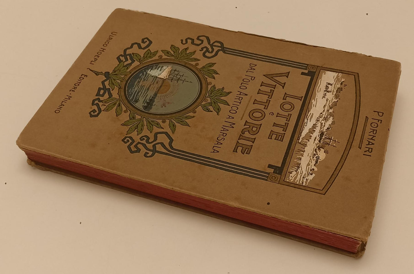 LH- LOTTE E VITTORIE DAL POLO ARTICO A MARSALA- FORNARI- HOEPLI- 1907- C- YFS325