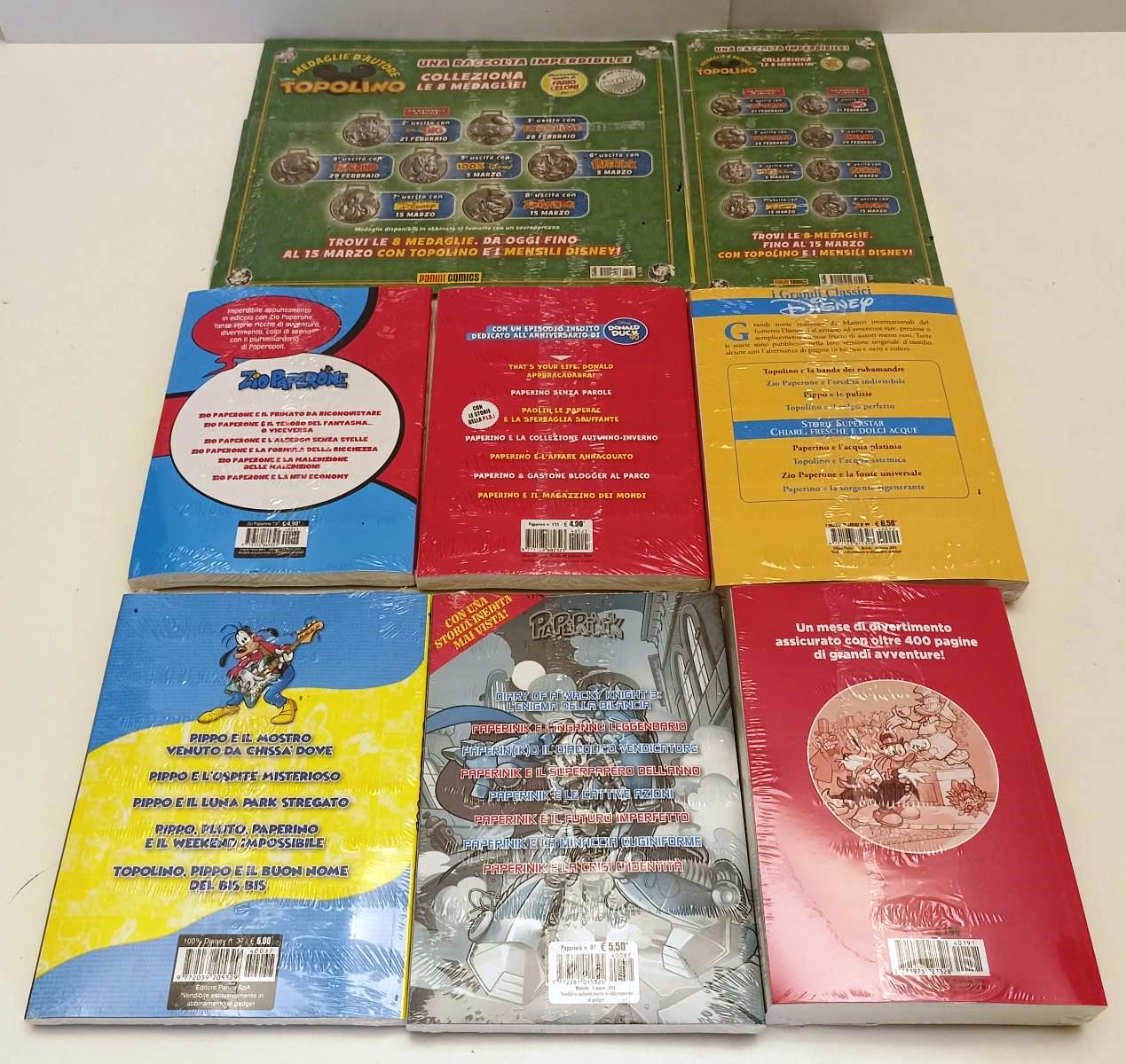 FD- COLLEZIONE DISNEY MEDAGLIE D'AUTORE COMPLETA 8 USCITE 2024 BLISTERATI - E24