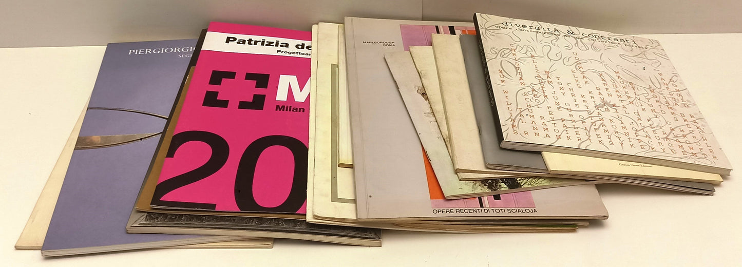 LT- LOTTO 70 CATALOGHI MOSTRE D'ARTE - OFFERTA - BLCP82
