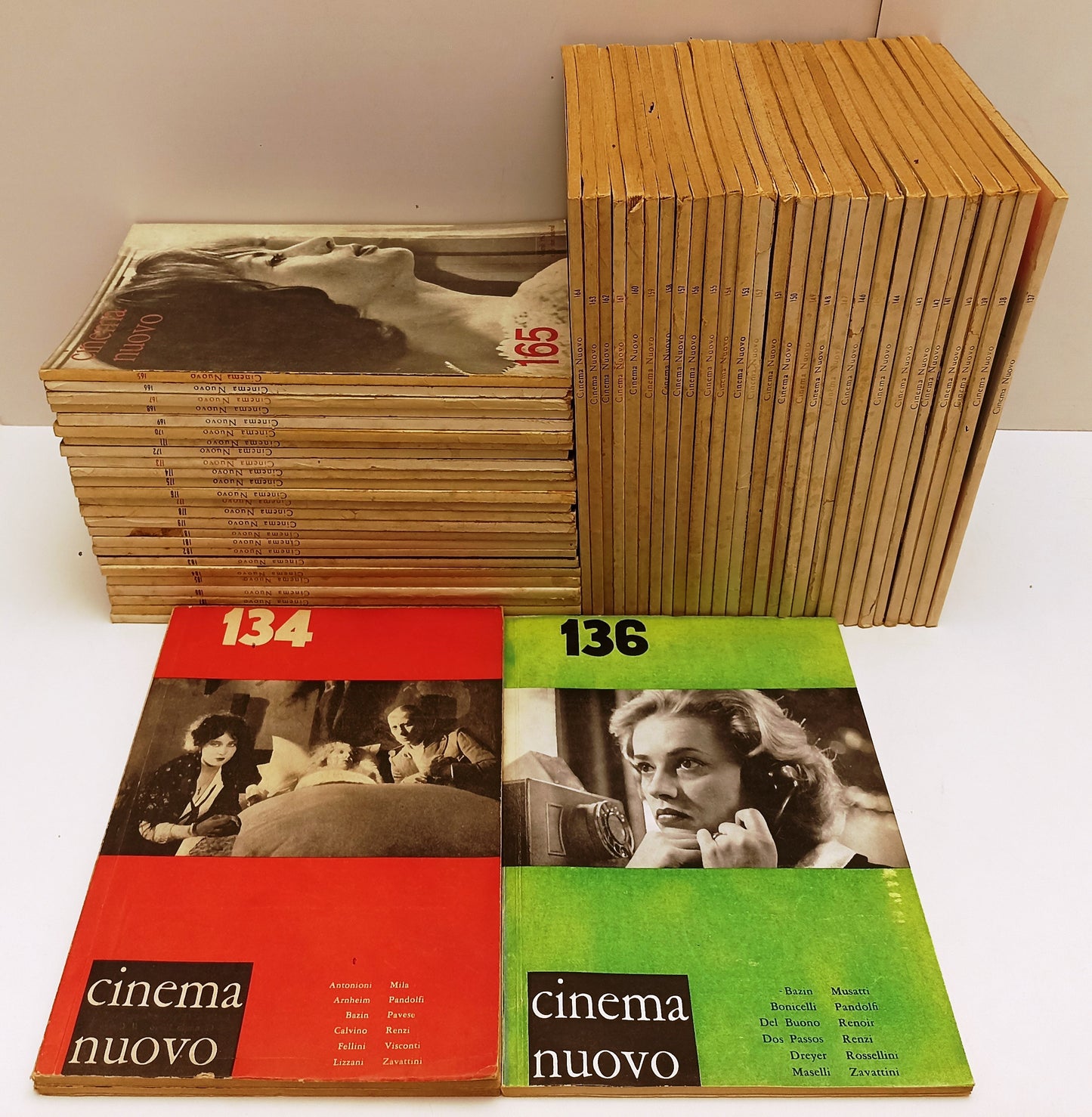 LW- RIVISTA CINEMA NUOVO 134/256 - 1958/1978 - CIRCA 130 NUMERI - BLCG12