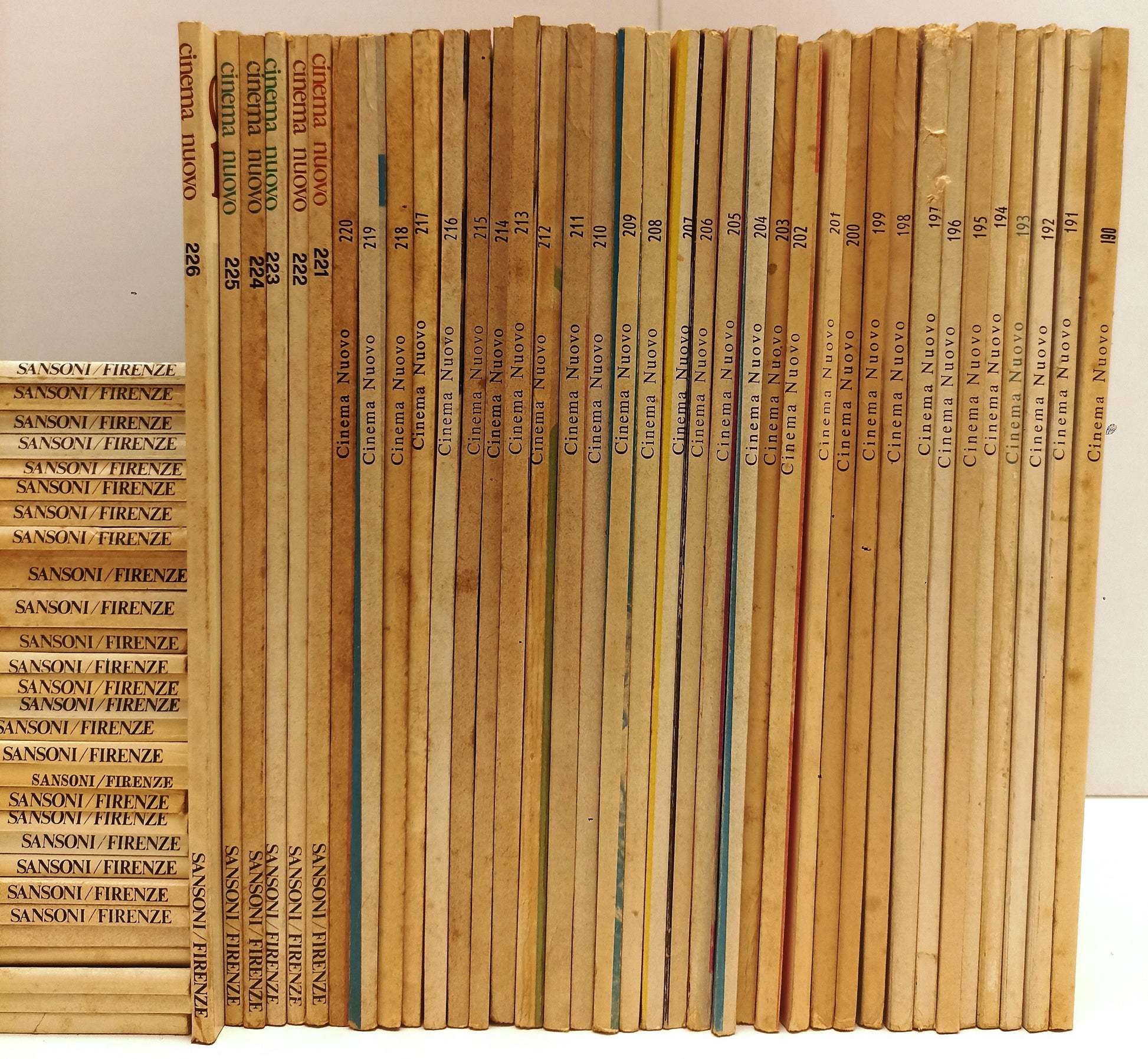 LW- RIVISTA CINEMA NUOVO 134/256 - 1958/1978 - CIRCA 130 NUMERI - BLCG12
