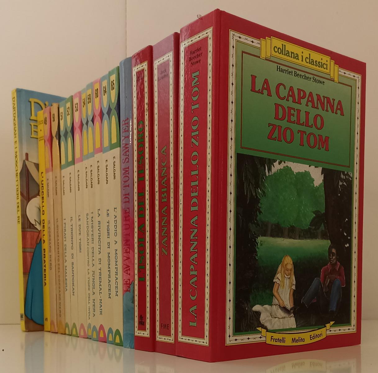 LB- LOTTO LIBRI PER RAGAZZI 16 VOLUMI- SALGARI- MALIPIERO NUOVA ACCADEMIA- BLCP5