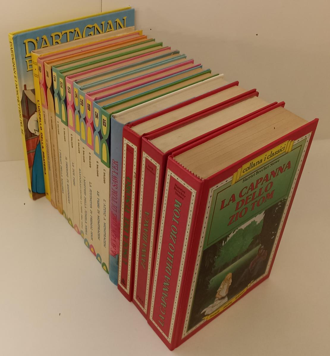 LB- LOTTO LIBRI PER RAGAZZI 16 VOLUMI- SALGARI- MALIPIERO NUOVA ACCADEMIA- BLCP5