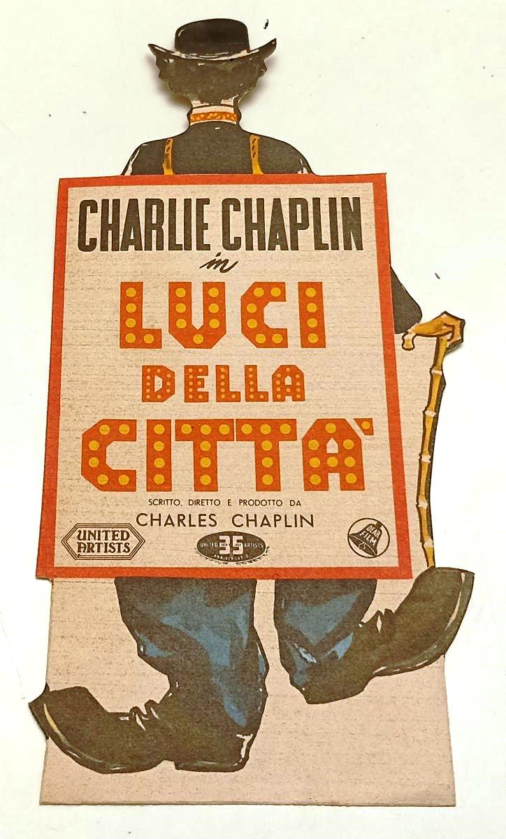 CV- CHARLIE CHAPLIN in LUCI DELLA CITTA' CINEMA ELISEO REGGIO EMILIA- RVSa308