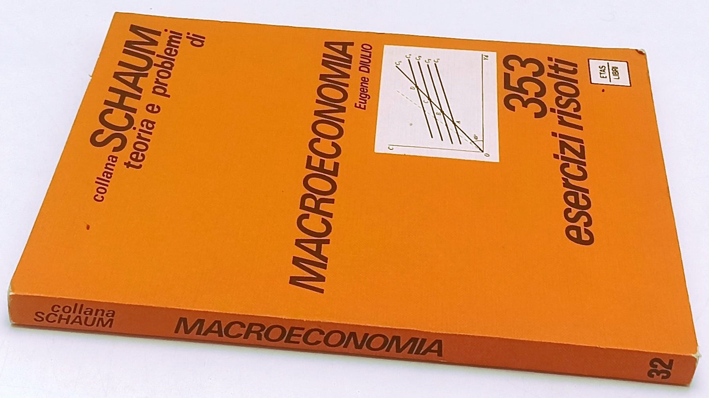 LZ- TEORIA E PROBLEMI MACROECONOMIA- DIULIO- ETAS LIBRI- SCHAUM- 1977- B- YFS769