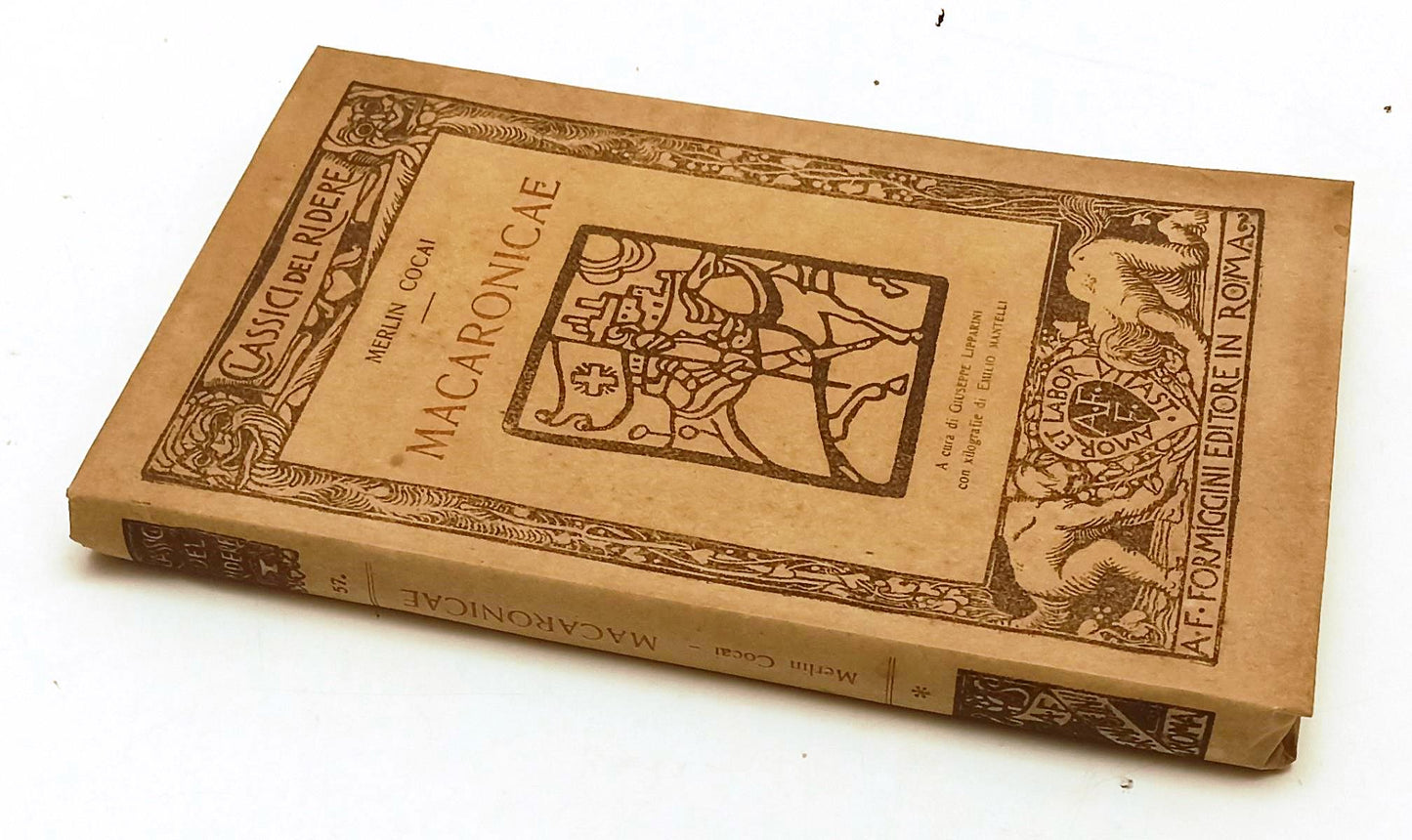 LN- MACARONICAE - MERLIN COCAI - FORMIGGINI - CLASSICI DEL RIDERE-- 1925- B- XFS