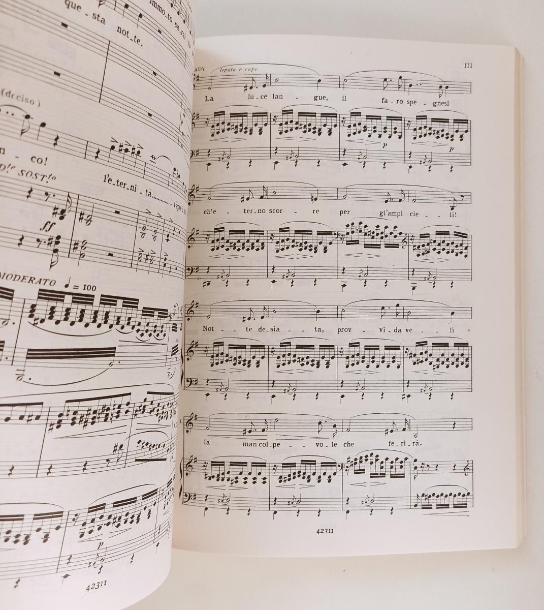 LZ- MACBETH - GIUSEPPE VERDI- RICORDI - OPERA VOCAL SCORE -- 1960 - B - YFS753