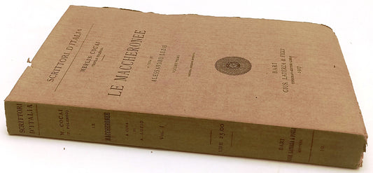 LE MACCHERONEE - MERLIN COCAI TEOFILO FOLENGO - LATERZA --- 1927 - B- XFS134