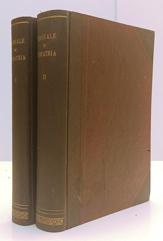 LQ- MANUALE DI PEDIATRIA 2 VOLUMI- GINO FRONTALI- MINERVA MEDICA- 1936- C-YFS350