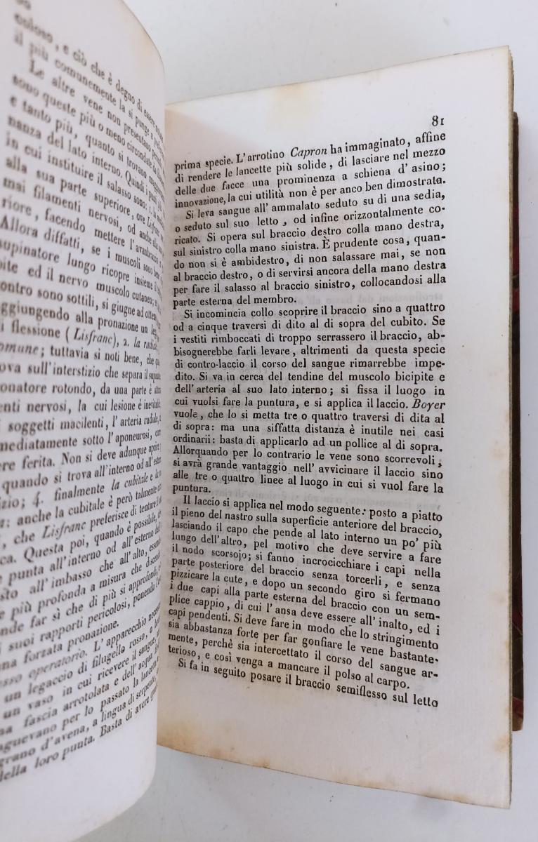 LH- MANUALE DI MEDICINA OPERATORIA ANATOMIA - MALGAIGNE ---- 1834 - C - XFS53