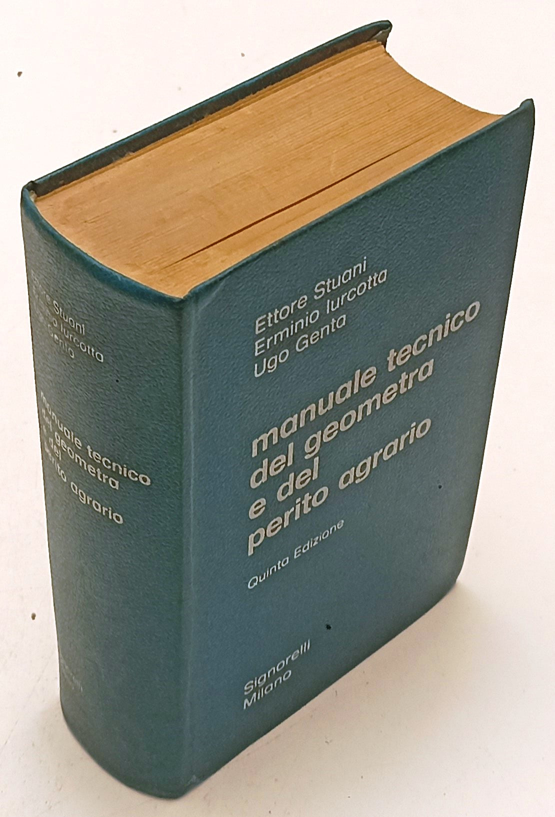 LZ- MANUALE TECNICO DEL GEOMETRA E PERITO AGRARIO - SIGNORELLI - 1973- C- YFS608