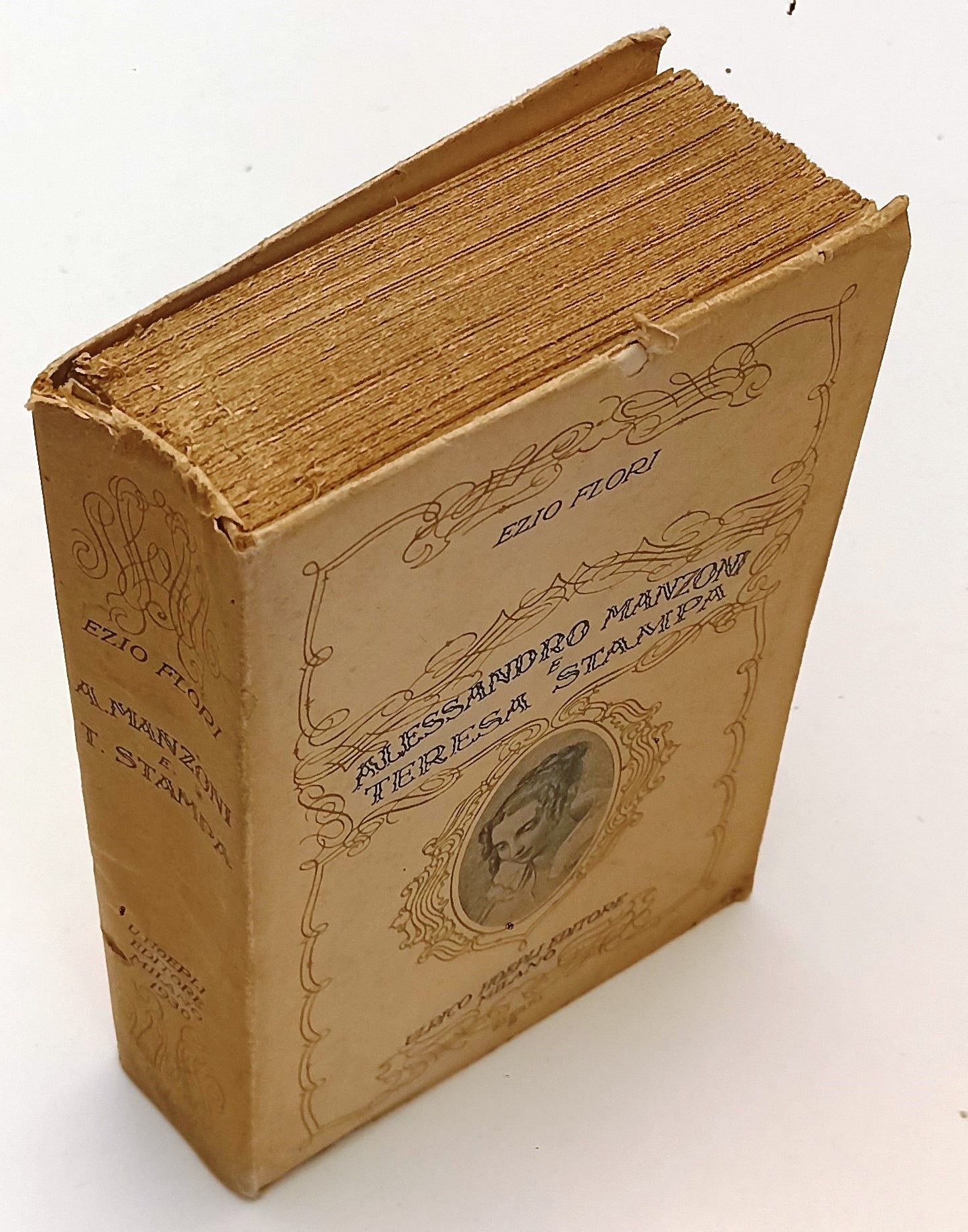 LN- ALESSANDRO MANZONI E TERESA STAMPA - EZIO FIORI - HOEPLI --- 1930- B- XFS142