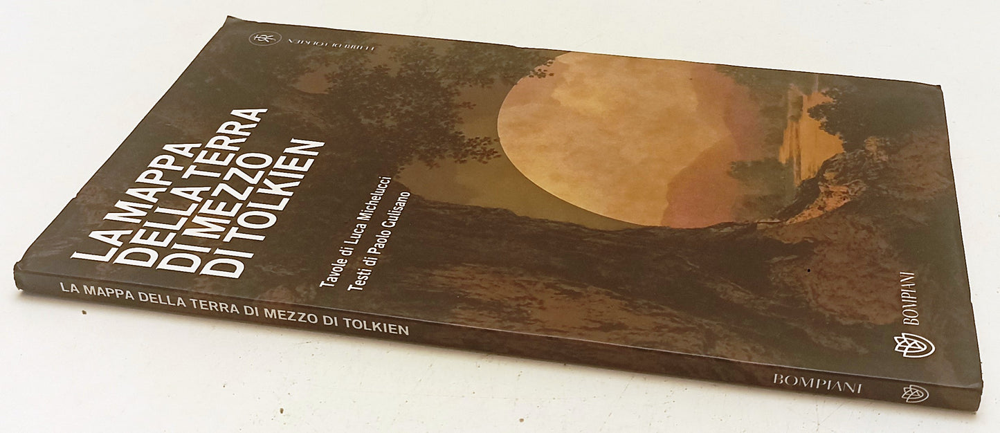 LZ- LA MAPPA DELLA TERRA DI MEZZO CARTINA - BOMPIANI- I LIBRI DI TOLKIEN- B- XFS