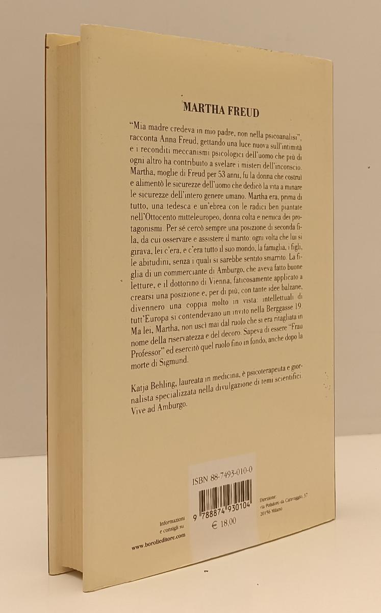 LS- MARTHA FREUD LA MOGLIE DI UN GENIO- KATJA BEHLING- BOROLI-- 2003- CS- XFS179