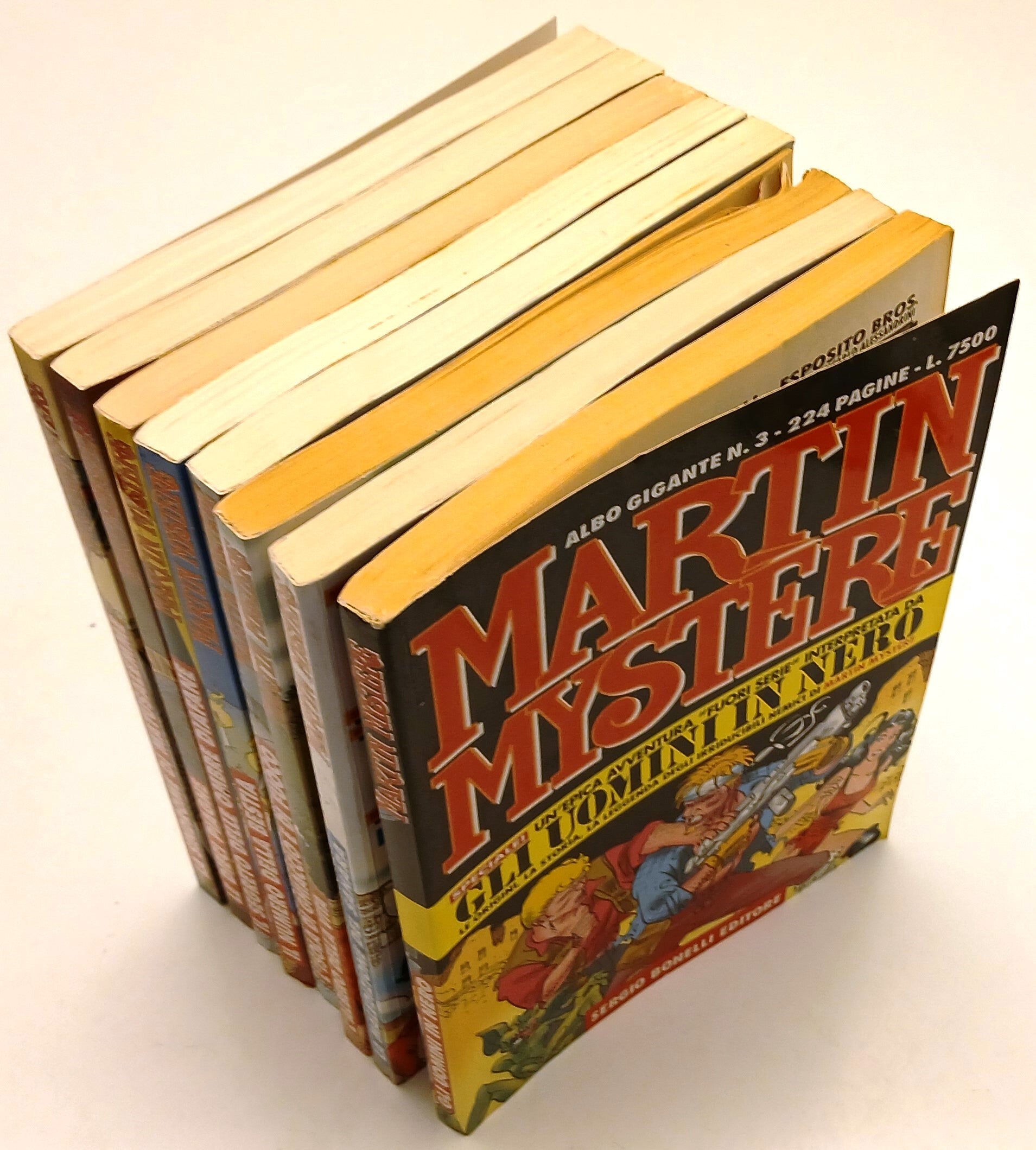 FB- LOTTO MARTIN MYSTERE GIGANTE 8 ALBI (3,4,5,6,7,8,12,13) -- BONELLI -- B- L25