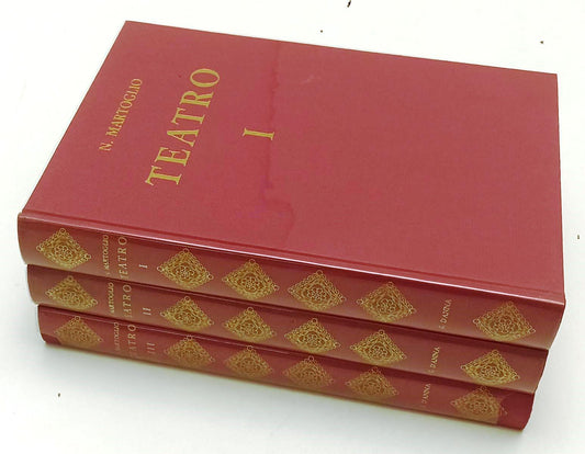 LN- TEATRO 3 VOLUMI - MARTOGLIO - G. D'ANNA --- 1965 - CS - YFS494
