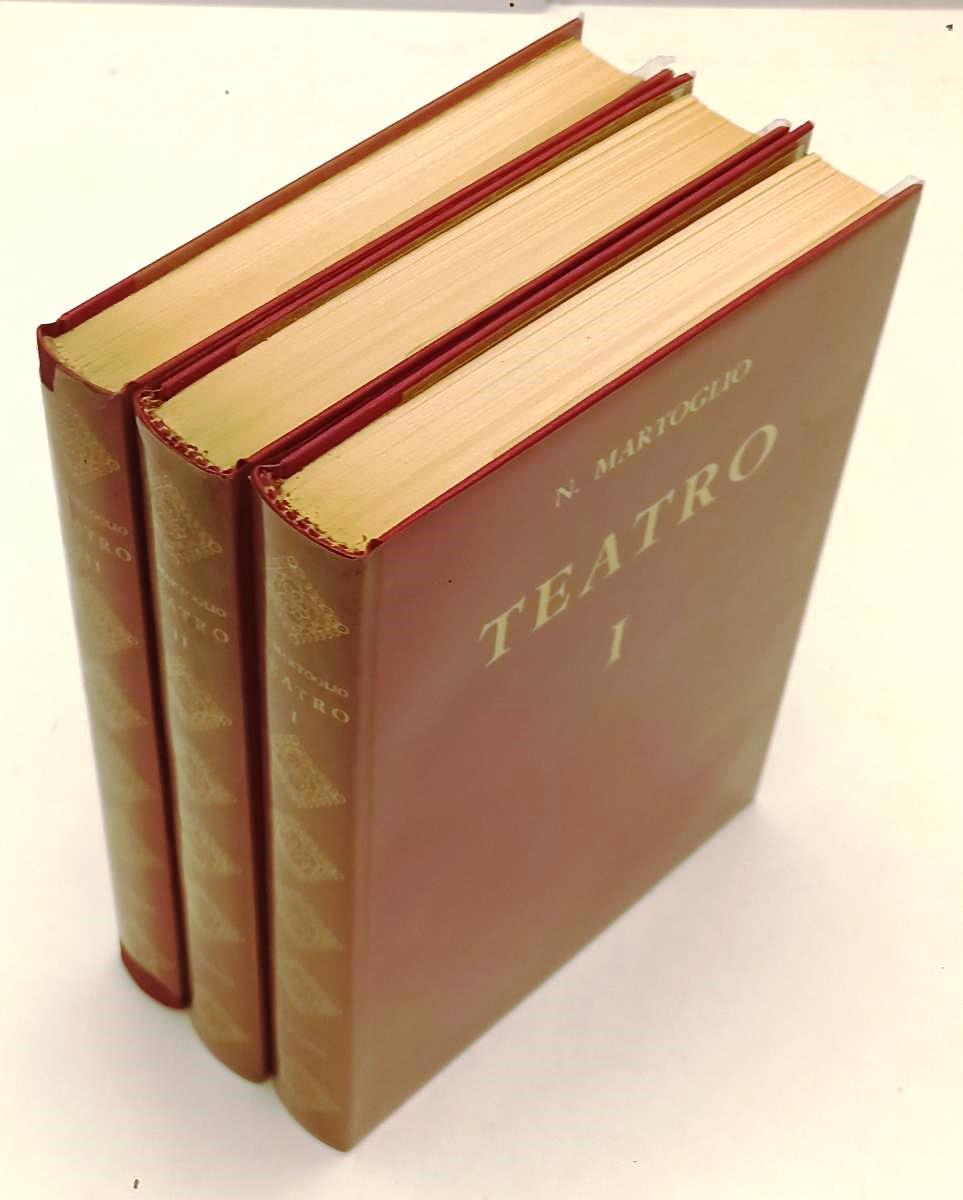 LN- TEATRO 3 VOLUMI - MARTOGLIO - G. D'ANNA --- 1965 - CS - YFS494