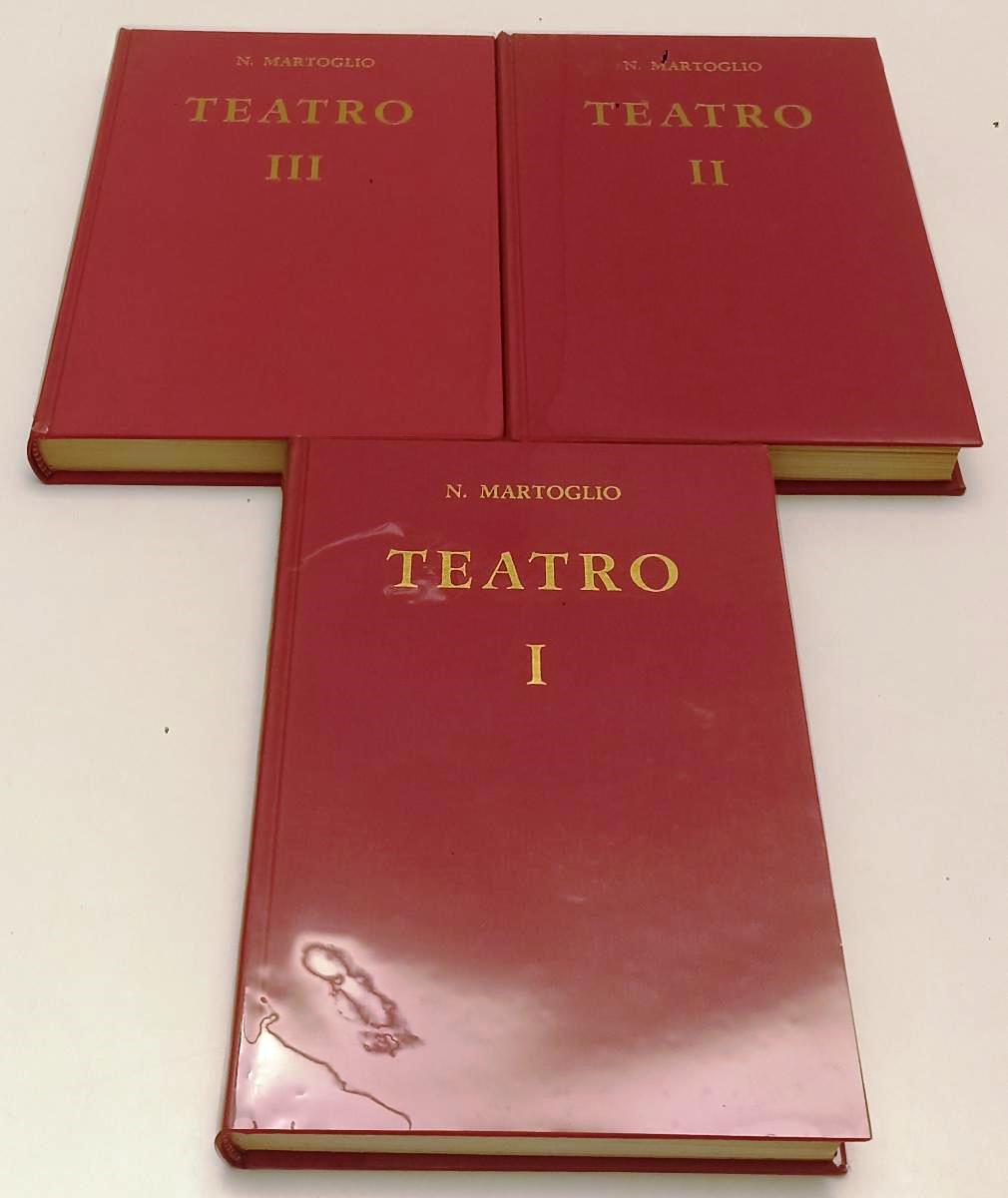 LN- TEATRO 3 VOLUMI - MARTOGLIO - G. D'ANNA --- 1965 - CS - YFS494