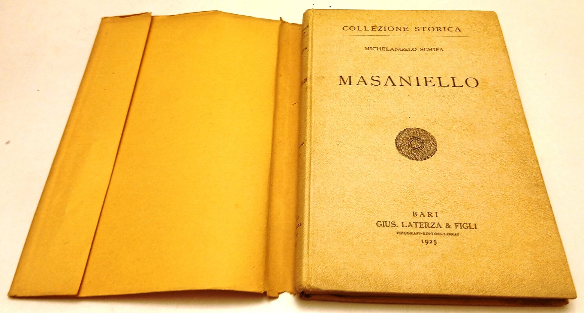 LN- MASANIELLO - MICHELANGELO SCHIPA - LATERZA --- 1925 - CS - ZFS39