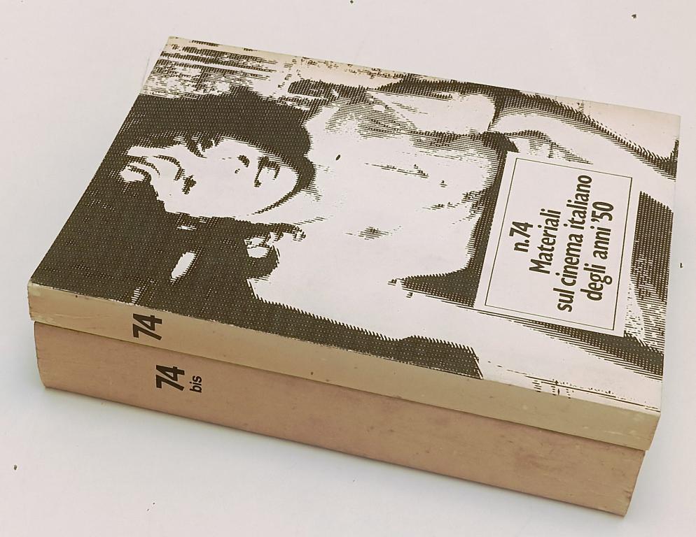 LW- MATERIALI SUL CINEMA ITALIANO DEGLI ANNI '50 74/74bis - PESARO- 1978- YFS416