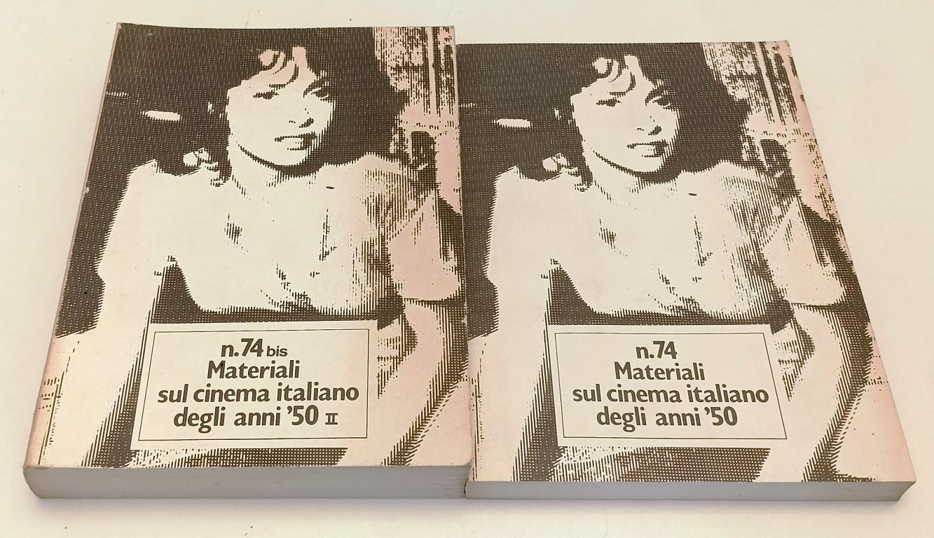 LW- MATERIALI SUL CINEMA ITALIANO DEGLI ANNI '50 74/74bis - PESARO- 1978- YFS416