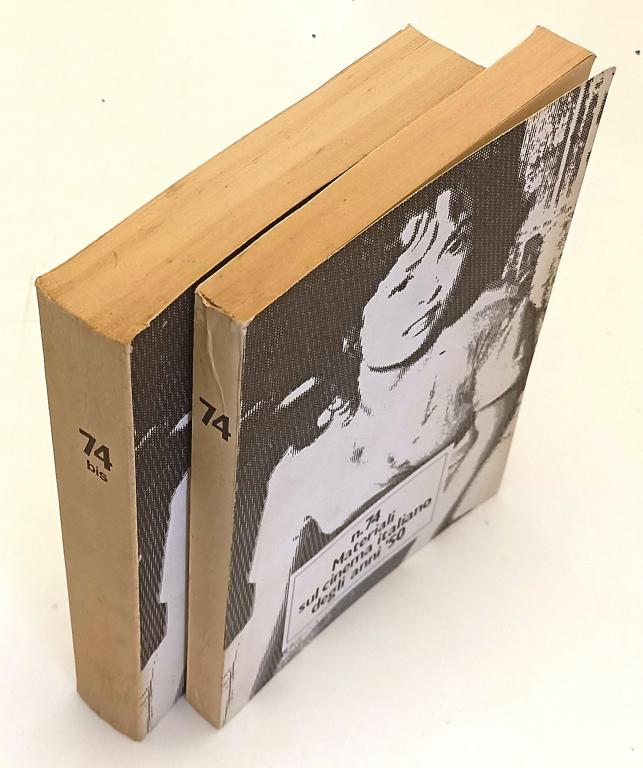 LW- MATERIALI SUL CINEMA ITALIANO DEGLI ANNI '50 74/74bis - PESARO- 1978- YFS416