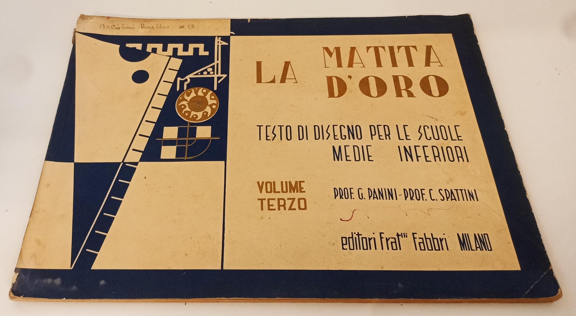 LZ- LA MATITA D'ORO DISEGNO VOLUME TERZO - PANINI SPATTINI '- FABBRI - B- YFS281
