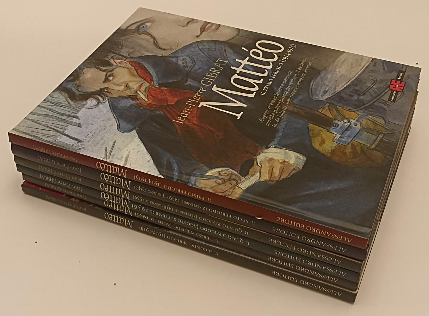 FV- MATTEO VOLUMI 1/6 - JEAN-PIERRE GIBRAT - ALESSANDRO EDITORE -- C- B24
