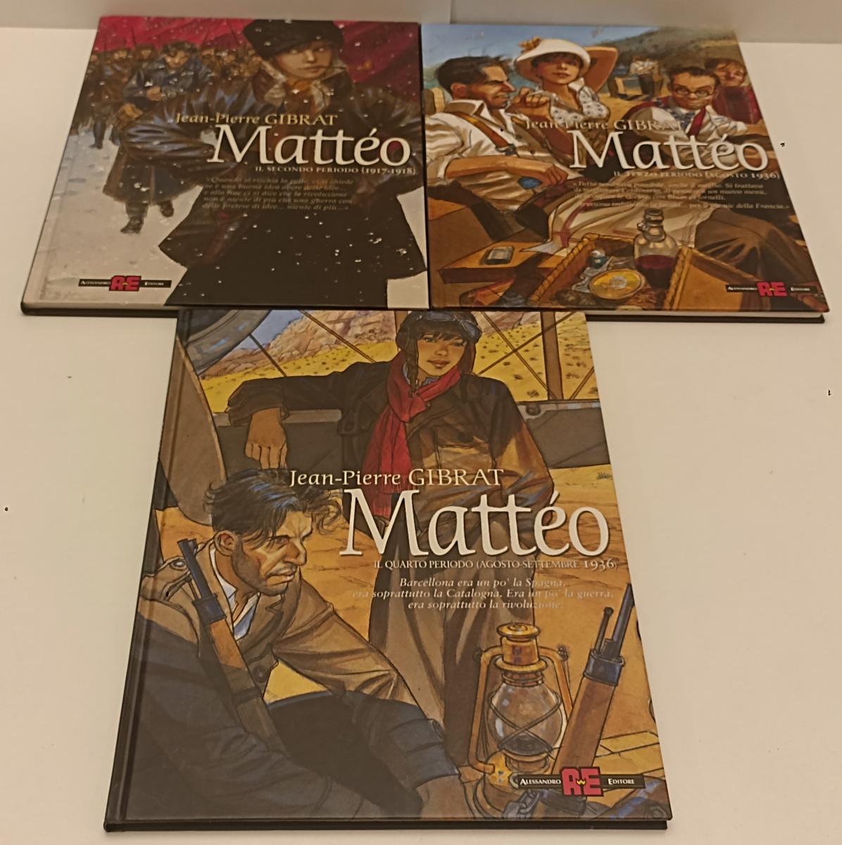 FV- MATTEO VOLUMI 1/6 - JEAN-PIERRE GIBRAT - ALESSANDRO EDITORE -- C- B24
