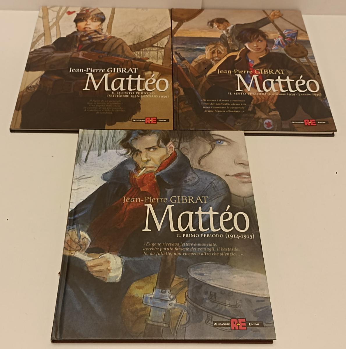 FV- MATTEO VOLUMI 1/6 - JEAN-PIERRE GIBRAT - ALESSANDRO EDITORE -- C- B24