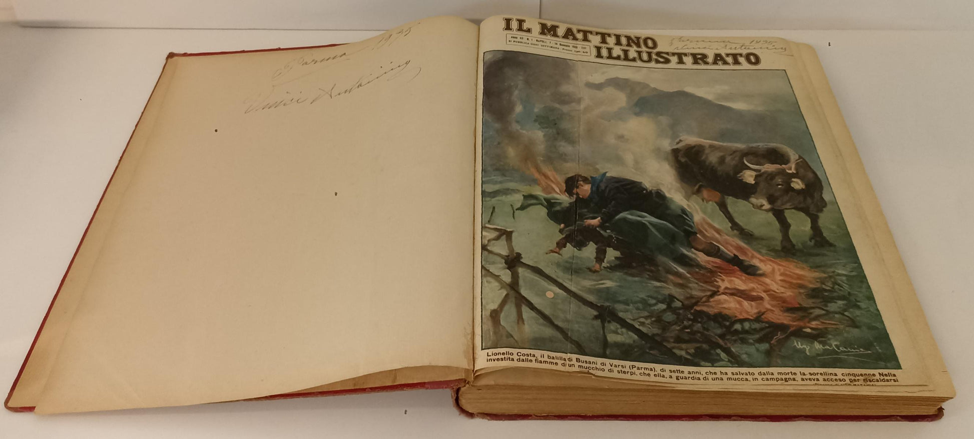 LR- IL MATTINO ILLUSTRATO 1/53 ANNATA COMPLETA VOLUME RILEGATO CARTINE AFRICA - YFS
