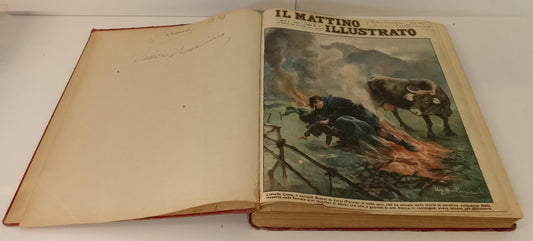 LR- IL MATTINO ILLUSTRATO 1/53 ANNATA COMPLETA VOLUME RILEGATO CARTINE AFRICA - YFS