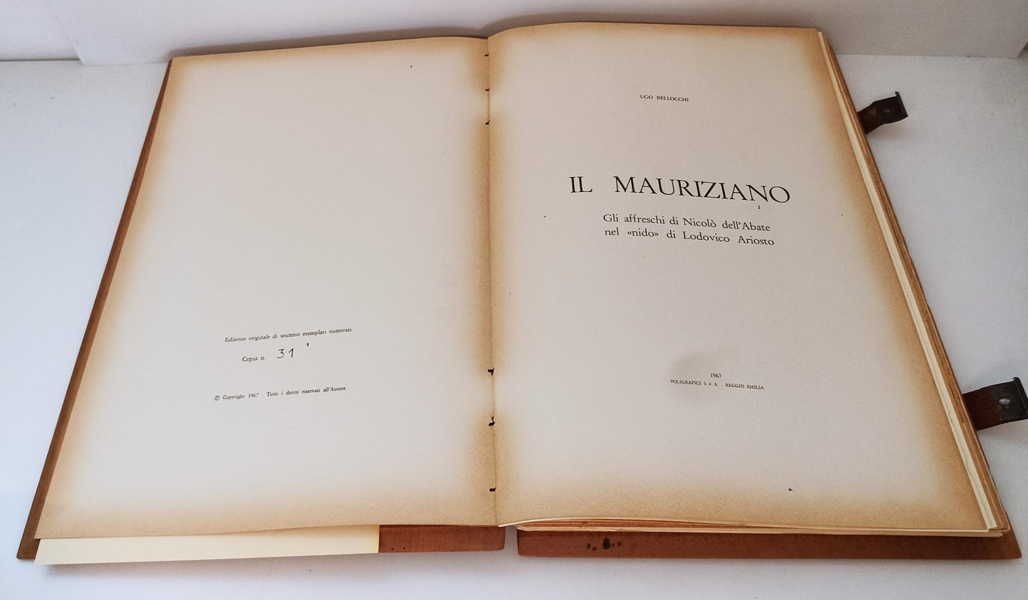 LT- MAURIZIANO NICOLO' DELL'ABATE - BELLOCCHI - POLIGRAFICI--- 1967- C- XDS128