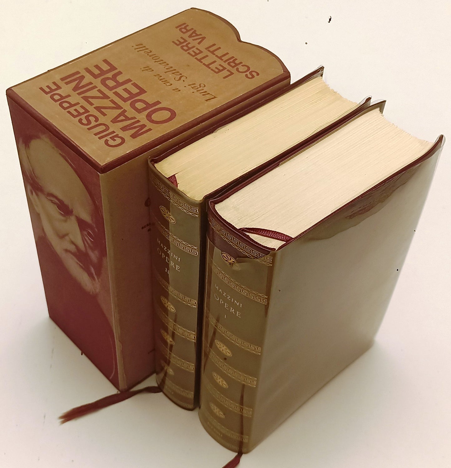 LN- OPERE COFANETTO 2 VOLUMI - MAZZINI - RIZZOLI - I CLASSICI-- 1967- CS- XFS122