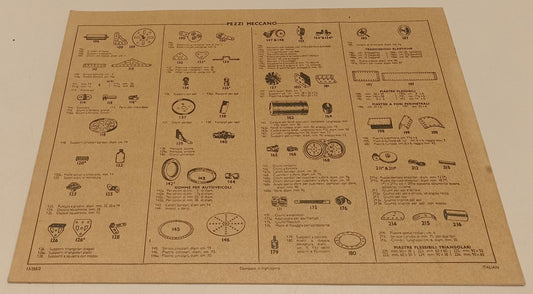 CV- MECCANO ISTRUZIONI PER LA SCATOLA SUPPLEMENTARE No. 2A - RVSa528