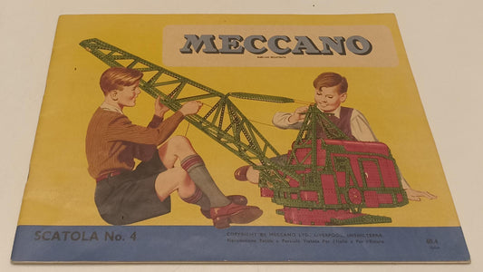CV- CATALOGO MECCANO VERA INGEGNERIA MACCANICA MINIATURA SCATOLA No.4 - RVSa525