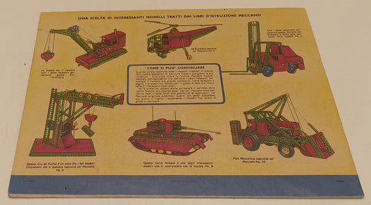 CV- CATALOGO MECCANO VERA INGEGNERIA MACCANICA MINIATURA SCATOLA No.4 - RVSa525