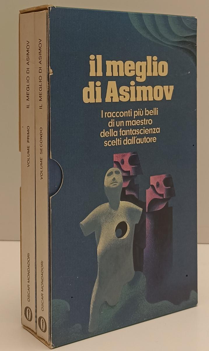 LF- IL MEGLIO DI ASIMOV 2 VOLUMI -- MONDADORI- OSCAR FANTASCIENZA-- 1975- B- XFS