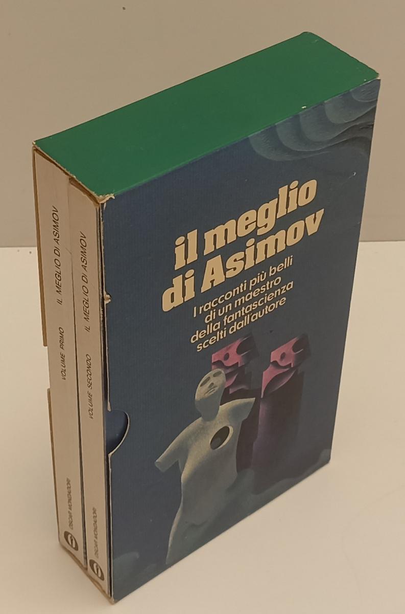 LF- IL MEGLIO DI ASIMOV 2 VOLUMI -- MONDADORI- OSCAR FANTASCIENZA-- 1975- B- XFS