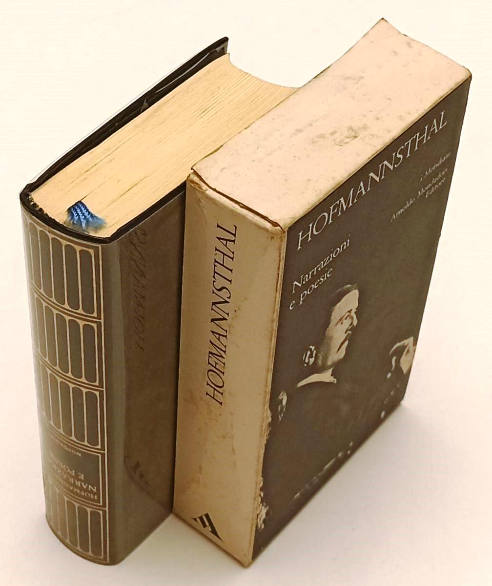LN- NARRAZIONI E POESIE- VON HOFMANNSTHAL- MONDADORI- I MERIDIANI-- 1972- CS-XFS