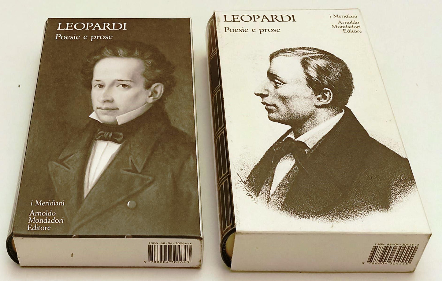 LN- POESIE E PROSE 2 VOLUMI - LEOPARDI - MONDADORI - I MERIDIANI-- 1998- CS- XFS