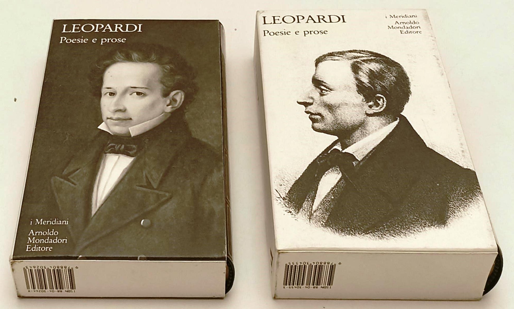 LN- POESIE E PROSE 2 VOLUMI - LEOPARDI - MONDADORI - I MERIDIANI-- 1998- CS- XFS