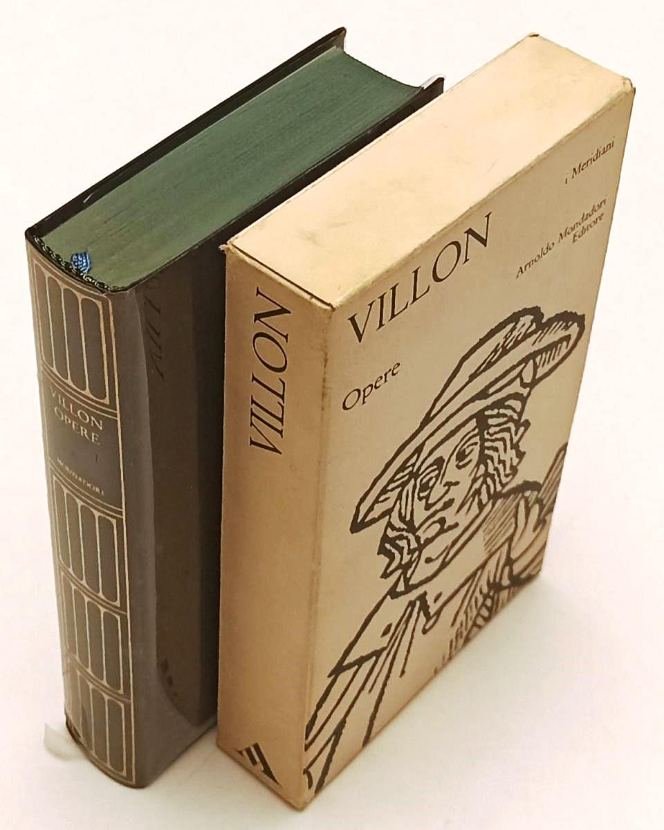 LN- OPERE - FRANCOIS VILLON - MONDADORI - I MERIDIANI - 1a ED. - 1971 - CS - XFS